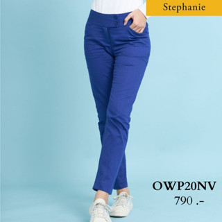 Stephanie กางขายาวสีน้ำเงิน ขาทรงกระบอก (OWP20NV)