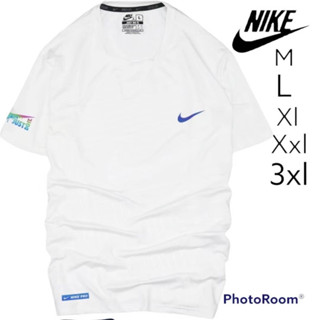 nike เสื้อยืดแขนสั้นออกกำลังกายผู้ชาย