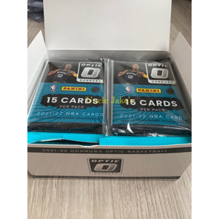 2021-22 Panini Donruss Optic Basketball Cello/ Fat Pack (15 Cards)