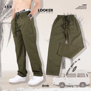 LOOKER - กางเกงขายาวเอวยางยืด รุ่นยอดนิยม