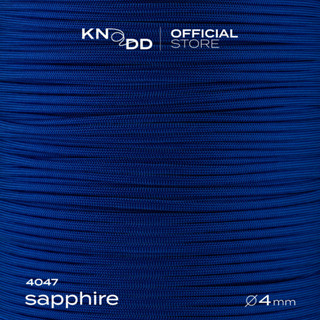 KNODD พาราคอร์ดไนลอน นำเข้าจากอเมริกา สี No.4047: Sapphire ขนาด 4มม