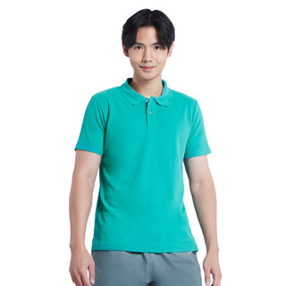 ME STYLE มีสไตล์ เสื้อโปโลสีพื้น รุ่น MPCW1JK91E GREEN (สีเขียว) ไซส์ M-XL