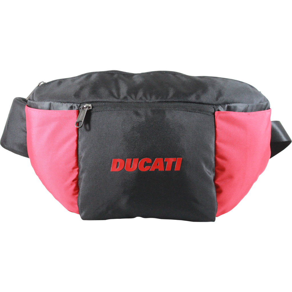 Ducati กระเป๋าคาดเอวดูคาติลิขสิทธิ์แท้ ขนาด 40x20x8 cm. DCT49 187