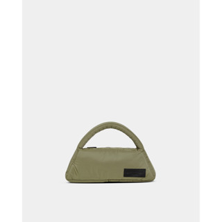 GH TRIANGLE PUFFER SHOULDER BAG (GOLD)