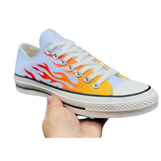 Converse Chuck Taylor 70s Low Flame White/Multi การันตีของแท้ 100% พร้อมส่ง (สินค้ามีกล่อง)