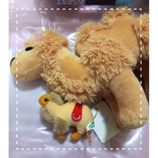 ✌Set of 2 Camels🐫🐪 ตุ๊กตาอูฐ ขนาด10"  และพวงกุญแจ 🐪ตุ๊กตาห้อยกระเป๋า