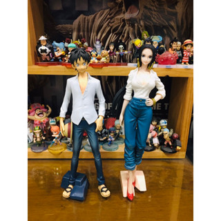 (Jeans) แท้100% ลูฟี่ ยีนส์ โบอา แฮนค็อค ยีนส์ Luffy Boa Hancock แมวทอง One piece วันพีช Model โมเดล Figures ฟิกเกอร์