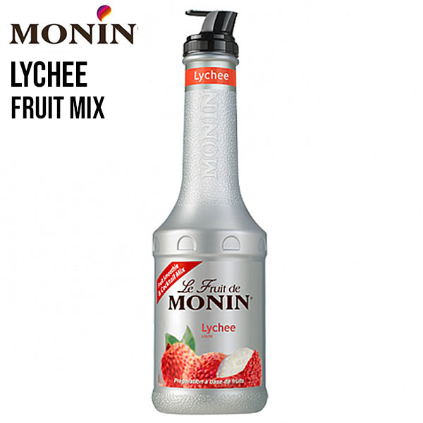 (BHC) Puree MONIN กลิ่น “Lychee” บรรจุขวด 1 ลิตร (เพียวเร่โมนิน กลิ่น “ลิ้นจี่”) MONIN Lychee Fruit 