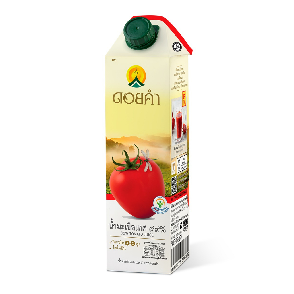 Tomato Juice 98percent Doi Kham 1L.