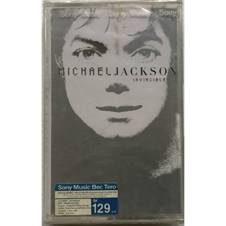 Cassette Tape เทปคาสเซ็ตเพลง Michael Jackson อัลบั้ม Invincible ลิขสิทธิ์ ซีล