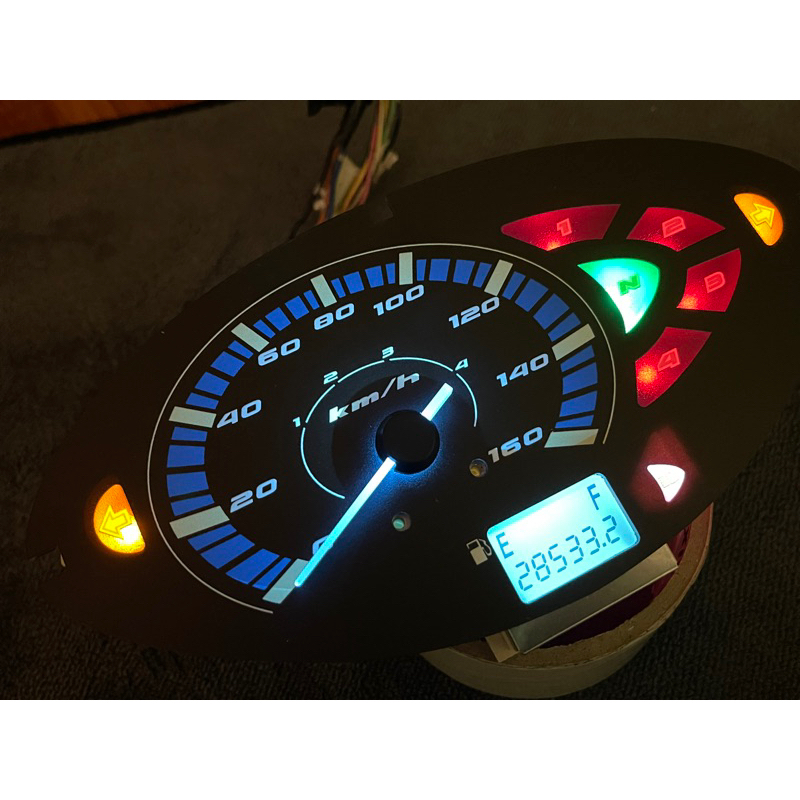 แผ่นเรือนไมล์ เวฟ125s สตาร์ทเท้า แผ่นไมล์wave125s หัวเถิก/หน้าแหลมตัวเก่า wave125