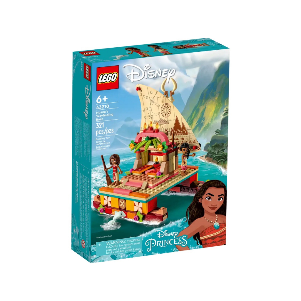 LEGO® Disney™ 43210 Moana's Wayfinding Boat - เลโก้ใหม่ ของแท้ 💯% กล่องสวย พร้อมส่ง