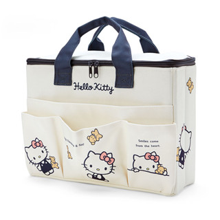 [ส่งตรงจากญี่ปุ่น] Sanrio Hello Kitty กระเป๋าถือ พร้อมฝาปิด ไซซ์ L ตัวละคร Sanrio ใหม่