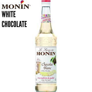 (abba) ไซรัปไวท์ช็อกโกแลต Monin White Chocolate Syrup น้ำเชื่อม MONIN กลิ่น “White Chocolate” บรรจุขวด 700 ml.