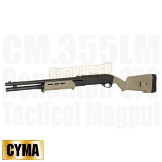 ลูกซอง Remington 870  Tactical  Magpul ทราย (ยิง 3 ลูก) - CYMA CM.355LM