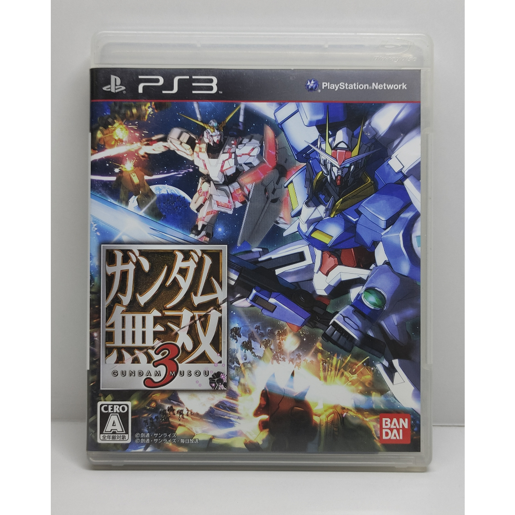 Gundam Musou 3 (Dynasty Warrior: Gundam 3) [Z2,JP] แผ่นแท้ PS3 มือสอง