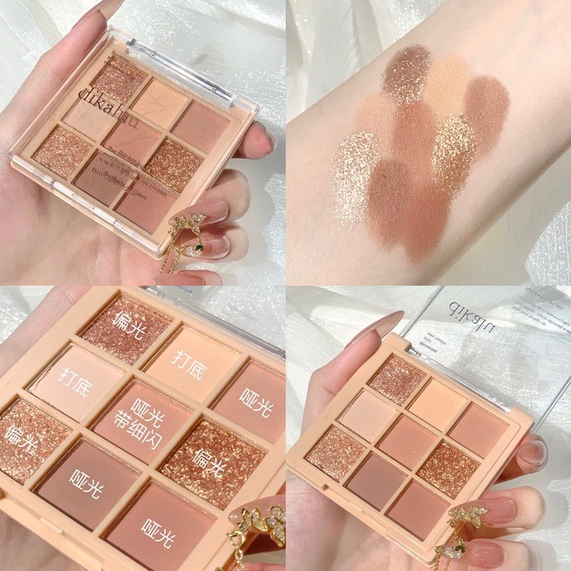 N292 DIKALU COCO VENUS พาเลทอายแชโดว์ ประกายมุก ชิมเมอร์ เนื้อแมตต์ มี 9 สี