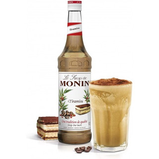 (WAFFLE) โมนิน ไซรัปทีรามิสุ บรรจุขวด 700 ml. MONIN Tiramisu Syrup น้ำเชื่อม MONIN กลิ่น “ Tiramisu”