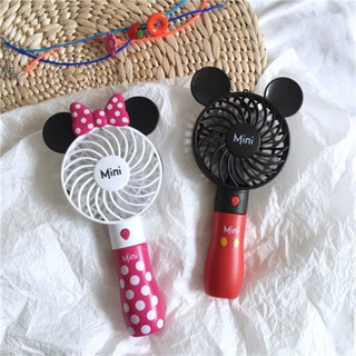 🌸พัดลมพกพา พัดลมมินิ 07 ลายการ์ตูนน่ารักๆ ชาร์จ USB มีสายชาร…