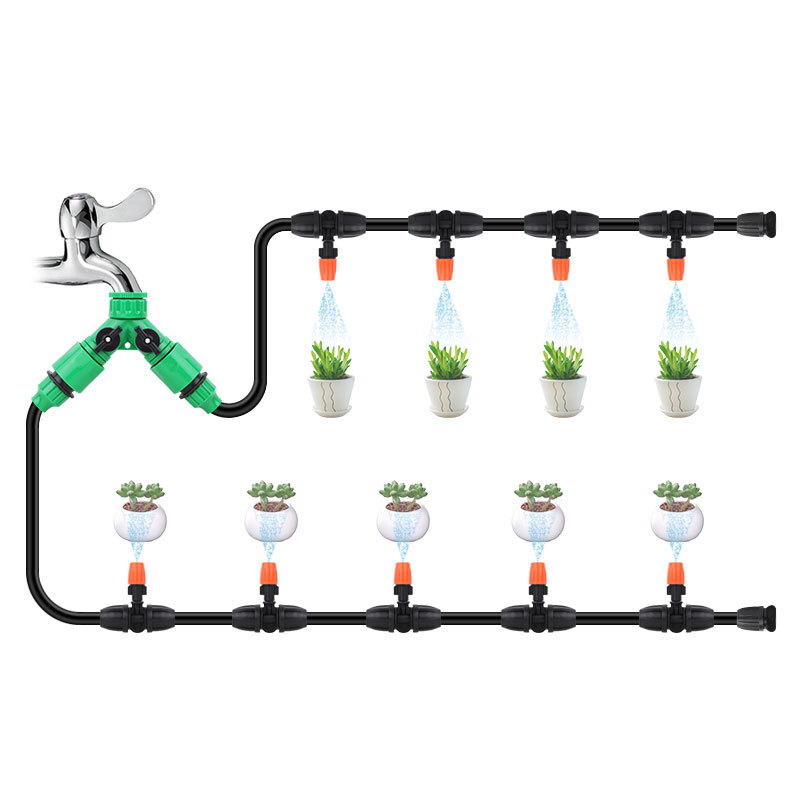 ชุดพ่นหมอกDIY+อุปกรณ์ครบชุด ชุดรดน้ำต้นไม้อัตโนมัติรดน้ำต้นไม้พ่นหมอกหลังคา ชุดพ่นรดน้ำสายยาว30เมตร50หัว - รูปที่ 3