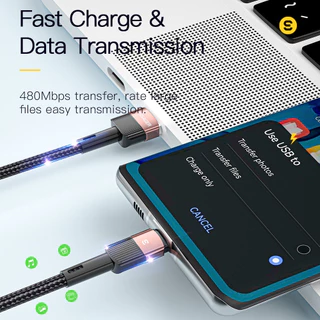Essager 6A 66W USB Type C สายชาร์จเร็ว สําหรับ Samsung Xiaomi USB Type C ส่งด่วน1-2วัน A02