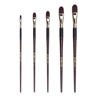 Renaissance Acrylic Brush Flat / Round / Filbert I พู่กันสีอะคริลิคแบบแบน / กลม / แบนปลายมน