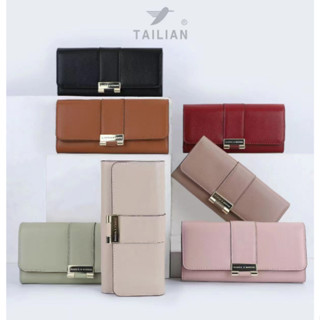 พร้อมส่ง !!!กระเป๋าสตางค์ กระเป๋าสตางค์ผู้หญิง CLASSIC&amp;MODERN กระเป๋าสตางค์ผู้หญิงใบยาว 3พับ ซิปล็อค กระเป๋าผู้หญิง5601-