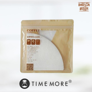 Timemore กระดาษกรองกาแฟ กระดาษดริป Paper Filter V02 (2-4 Cups) 50 แผ่น/แพ็ค