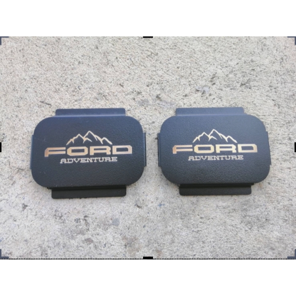 กันหนู ford เเบบทึบ 2 ชิ้น ทำสีดำ powder coat เลสเเท สำหรับ ranger /raptor/Everest