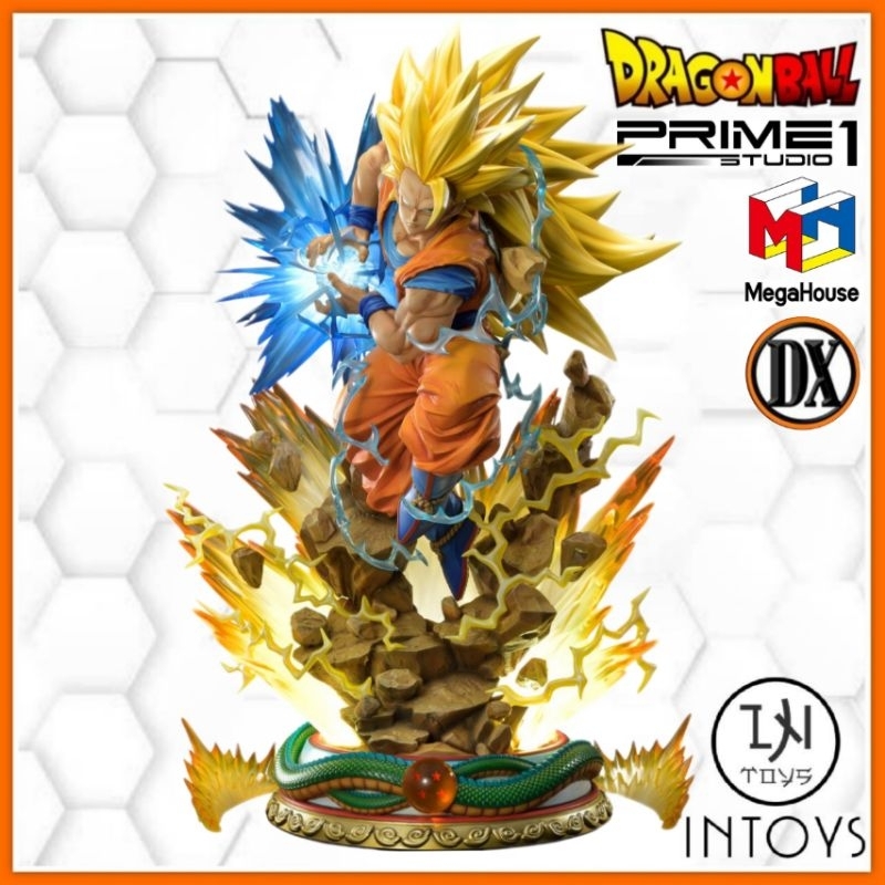 Prime 1 Studio -​ Super Saiyan Son Goku (Deluxe) : Dragon Ball Z - 1/4 Scale : MPMDBZ-01DX