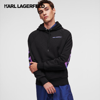 KARL LAGERFELD - OMBRÉ KARL LOGO HOODIE 230M1806 เสื้อฮู้ดดี้