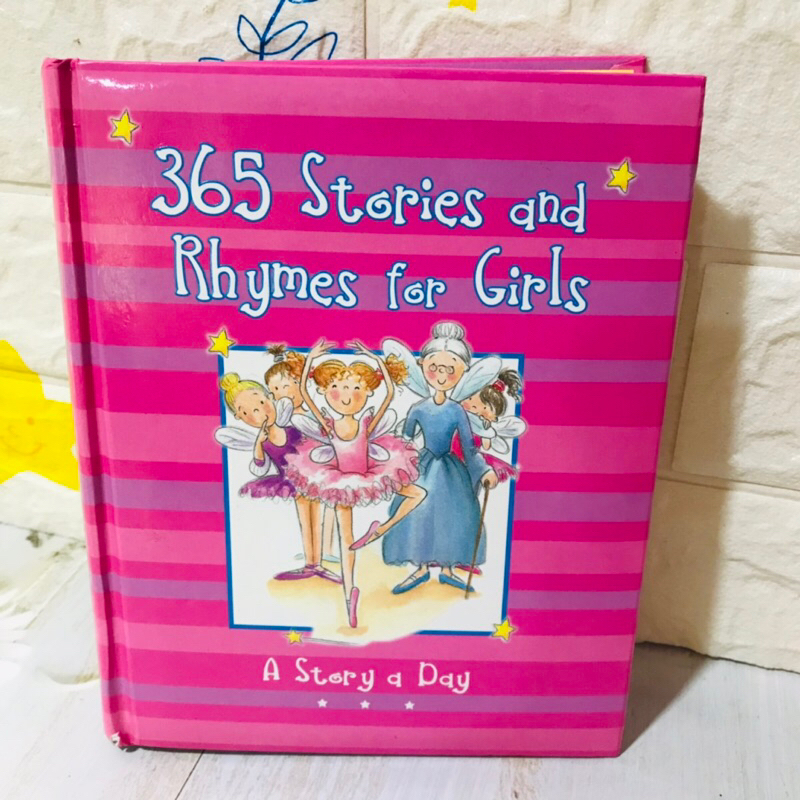 365 Stories and Rhymes for Girls  A Story a Day ปกนวม -ak2