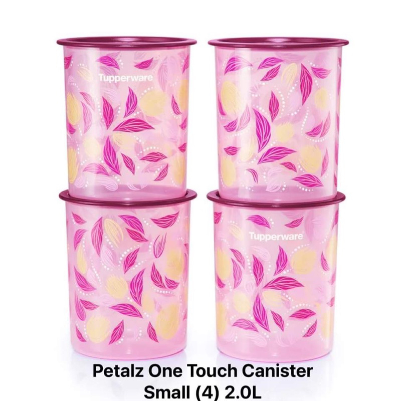 Tupperware รุ่น Petalz One Touch Canister Small ขนาด 2.0L