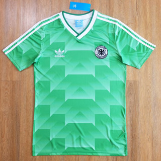 เสื้อเยอรมัน ย้อนยุค ทีมเยือน ปี 1998-90 เกรด AAA Germany Retro Away 1998-90 AAA เยอรมนี เยอรมันนี