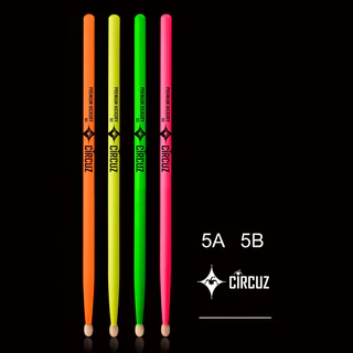 ไม้กลอง Circuz  สีสะท้อนแสง