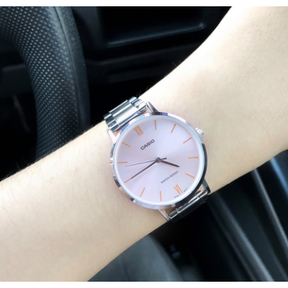 นาฬิกา Casio รุ่น LTP-VT01D นาฬิกาผู้หญิง สายแสตนเลส หน้าปัดสไตล์เรียบหรู -ของแท้ 100% รับประกันสินค้า 1 ปี