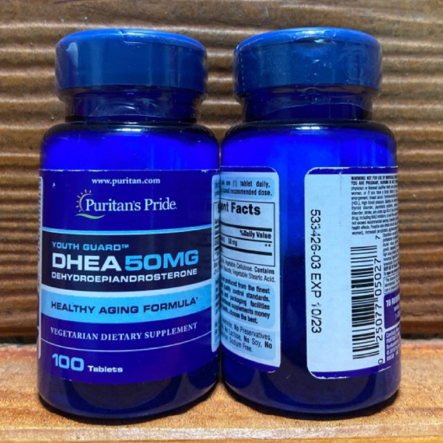 Puritan's pride DHEA 50 MG 100 เม็ด Shopee Thailand