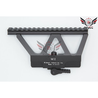 รางเสริมติดดอทปลดไว Midwest For AK47 รุ่น ยึดด้านข้างบอดี้ แบบปลดไว  ● คุณสมบัติ : 1. ผลิตจากอลูมิเนียม 2. รางเสริมยึดด้