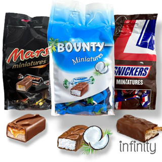 Mars , Bounty , Snickers ช็อกโกเเลตบาร์ 150 กรัม