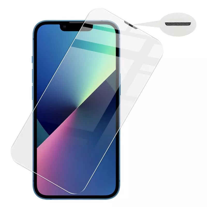 ฟิล์มกระจกใส กันฝุ่นลำโพง เต็มจอ สำหรับ iphone 15 ProMax 14 Pro Max 13 12 11 Pro Max 14 13 11 12 15 Pro XS XR 14 15 Plus