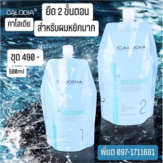 ยืดผม 2 ขั้นตอน CALODIA PERM