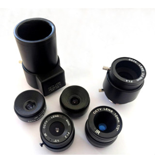 [Clearance] เลนส์กล้องวงจรปิด Manual Focus Lens Fix cs mount 1/3" 4mm. 6mm. 12mm. 16mm.