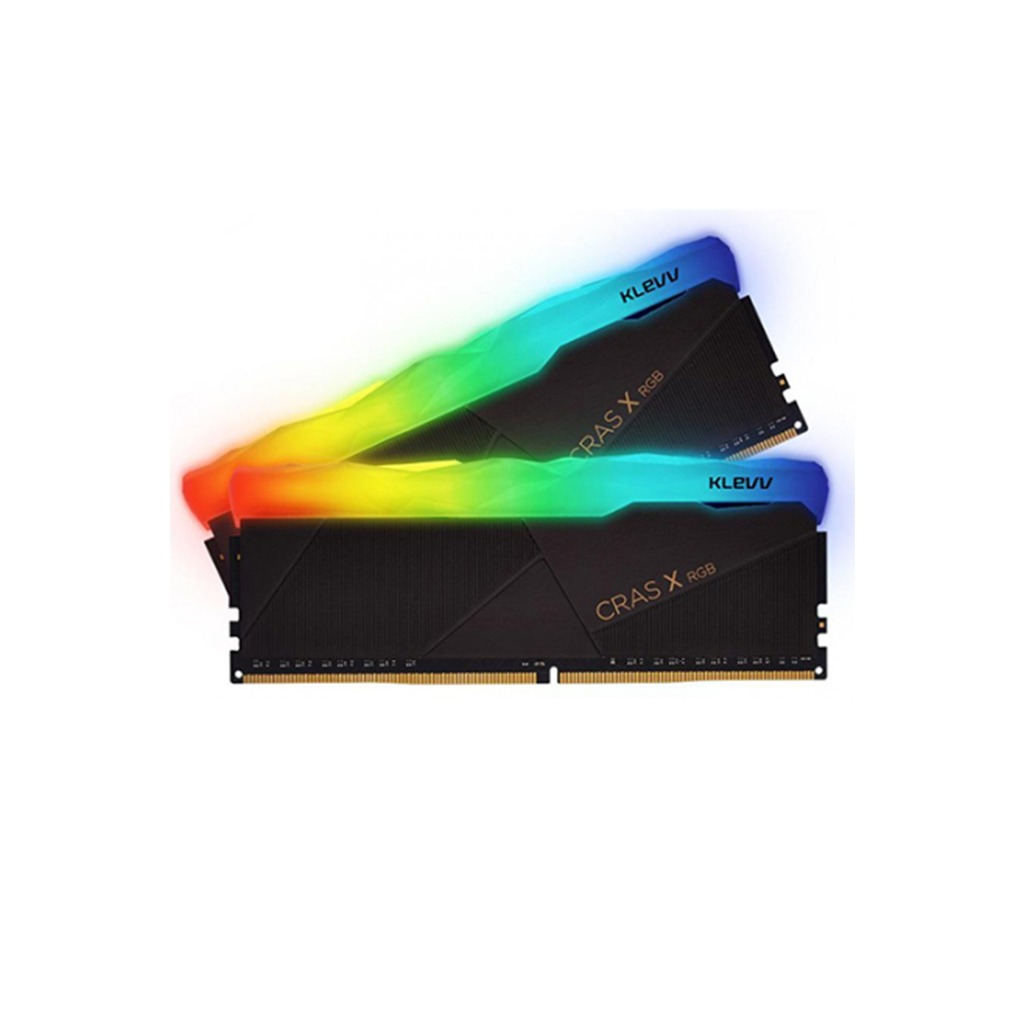 RAM (แรมพีซี) 16GB (8GBx2) DDR4 3200MHz RAM  Klevv CRAS X RGB  ประกัน LT