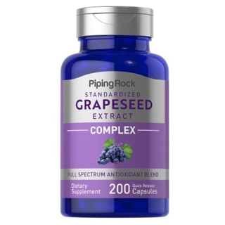 สารสกัดเมล็ดองุ่น 200แคปซูล Standardized Grape seed Extract Complex, 200 Quick Release Capsules #Grapeseed