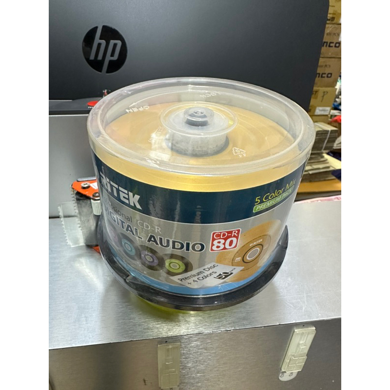 CD-R AUDIO RITEK  ขนาดความจุ 700MB. แพ็ค 50 แผ่น