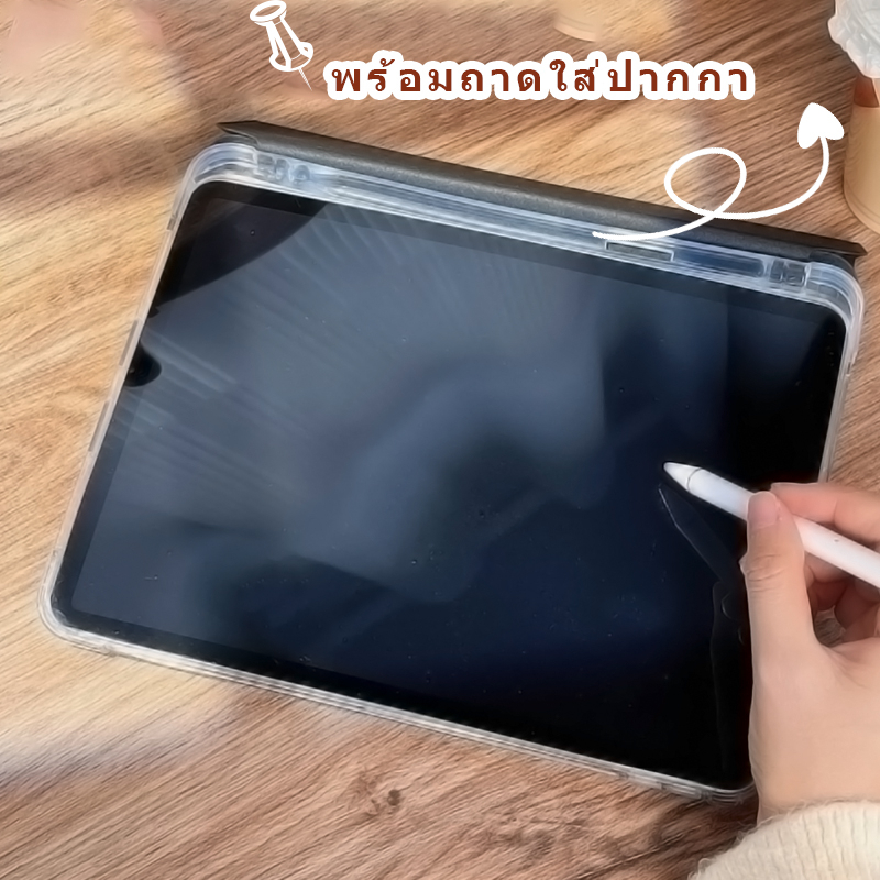 เคสไอแพด พับ gen5gen6 Air1Air2 9.7 gen7gen8gen9 10.2 Air3 Pro10.5 Air4 10.9 Pro11 ปกการ์ตูน มีช่องใส่ปากกา - รูปที่ 5