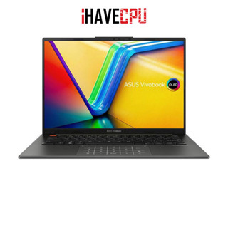 iHAVECPU NOTEBOOK (โน้ตบุ๊ค) ASUS VIVOBOOK S14 OLED S5404VA-M9570WS (MIDNIGHT BLACK)