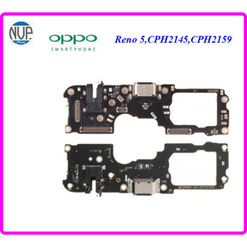 สายแพรชุดแพรก้นชาร์จ Oppo Reno 5,CPH2145(4G),CPH2159(5G)