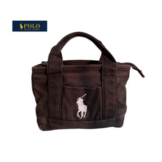 Polo Ralph Lauren กระเป๋าผ้าแคนวาส โปโล ราล์ฟ ลอเรน