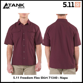 5.11 Tactical Freedom Flex Short Sleeve Shirt 71340 เสื้อเชิ้ตแขนสั้นสำหรับใส่ลำลอง บางเบา นุ่ม ระบายอากาศได้ดี สวมสบายตลอดวัน